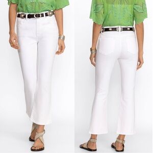 Johnny Was Marseille Baby Boot Jeans Pants White